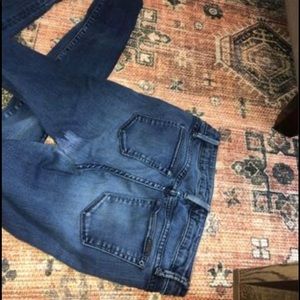 Women’s distressed Joe’s jeans